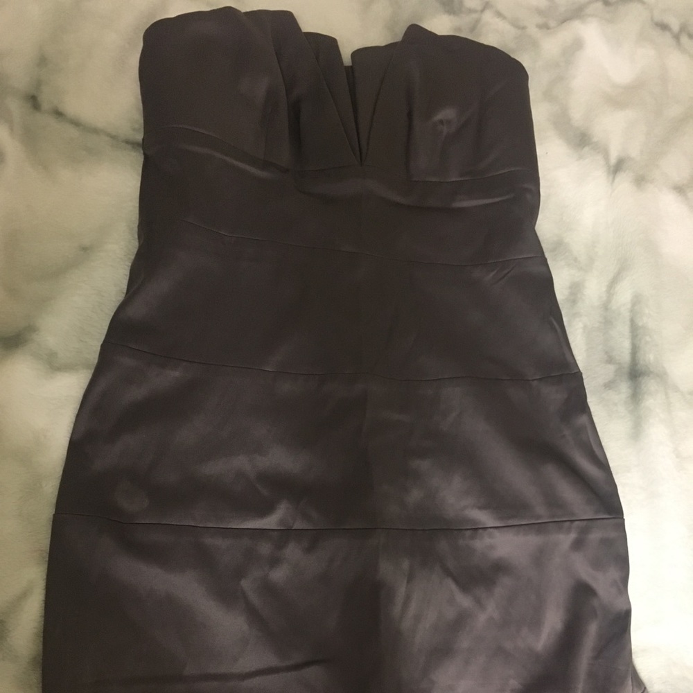Purple metallic dress